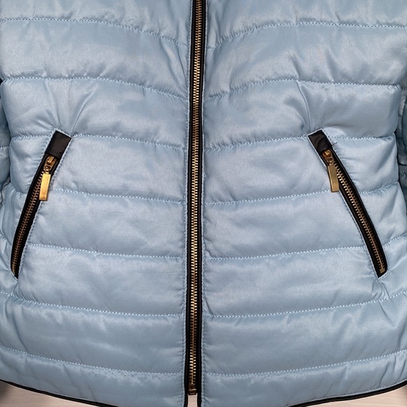 Blue Puffer Coat - Picture 3 of 8